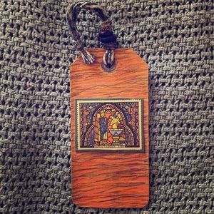 Handmade Bookmark w French postage stamp.